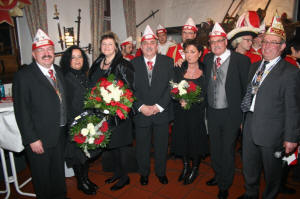 v.l.n.r. Wolfgang und Marita Kuhsel, Lisa und Heinz Lck, Ulla-Maria und Josef Schneider, Alfons Daub